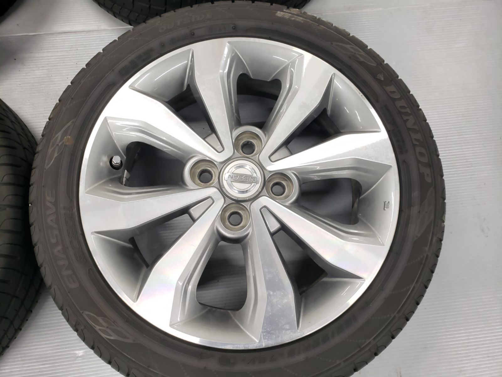 ◎ 日産 デイズルークス B 21 A 15 in 4.5 J 46 100|4 H ダンロップ EC 204 165|55 R 2025年製 三菱 EKスペース EKワゴン SAKURA