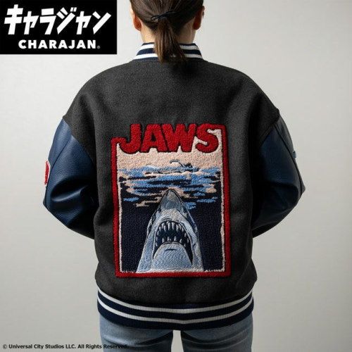 丸眞 マルシン スタジャン L ジョーズ ブルーバックシャーク 男女兼用 キャラクター キャラジャン