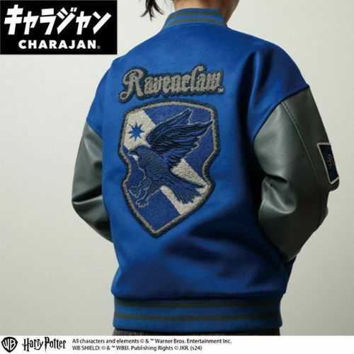 丸眞 マルシン スタジャン 3 L ハリー ポッター レイブンクロー ロゴ 男女兼用 キャラクター キャラジャン