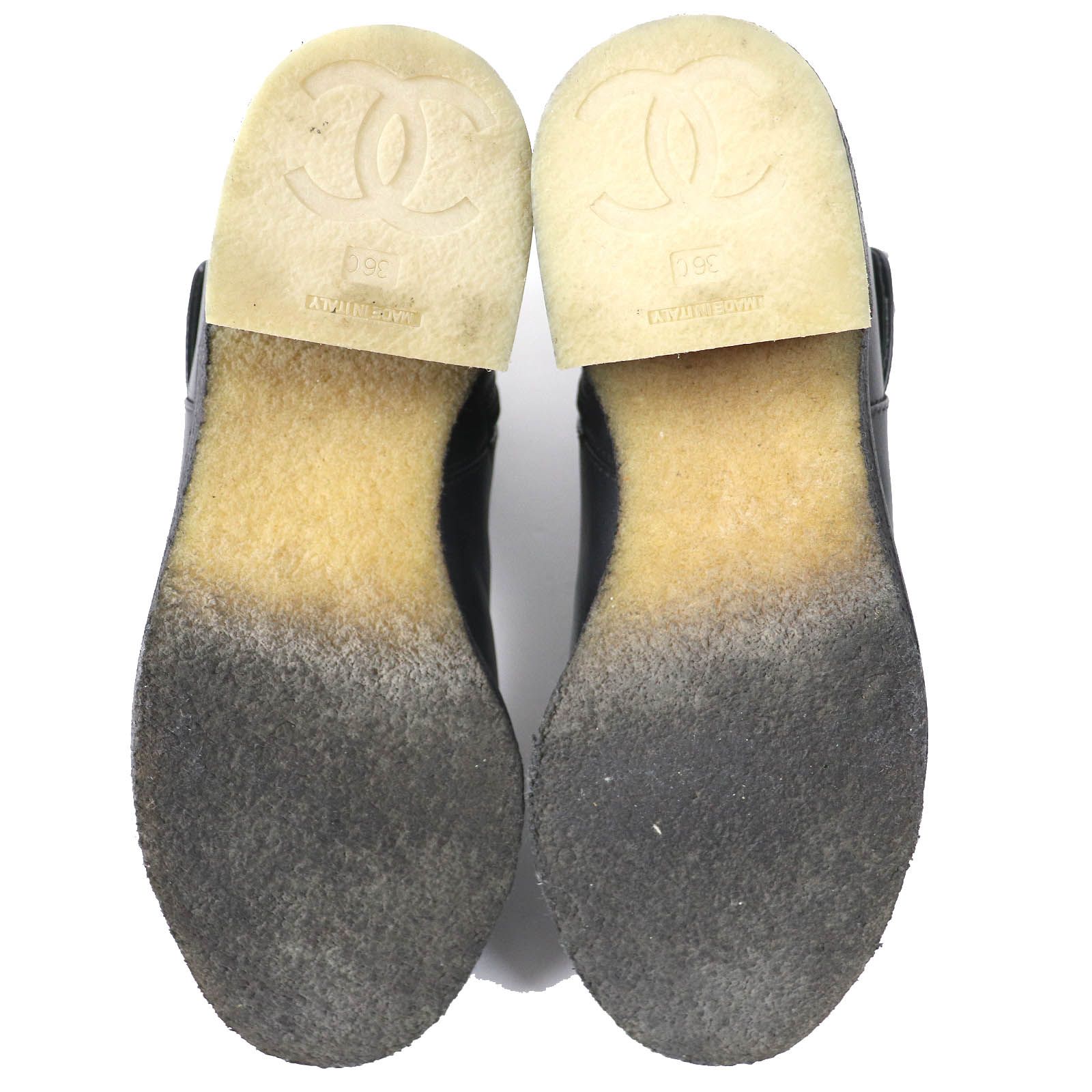 美品△CHANEL シャネル G31204 ココマーク ターンロック サイドジップ