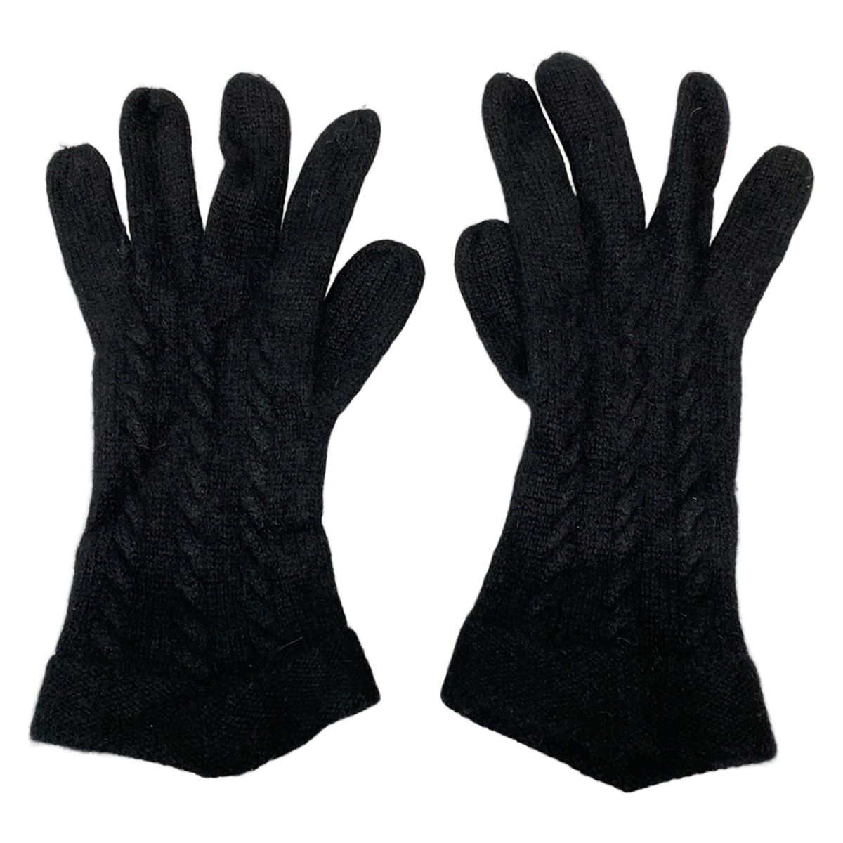 HERNO ヘルノ 手袋 レディース - 黒 カシミヤ