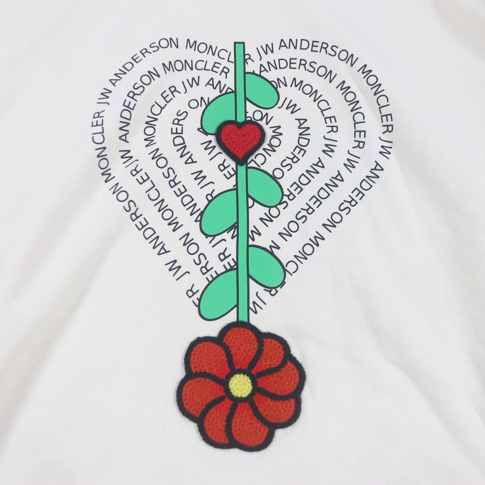 未使用品□MONCLER GENIUS 1 モンクレール ジーニアス 1 2022年製 HOODIE JWアンダーソン プルオーバーパーカー アイボリー M 正規品 未使用品□MONCLER GENIUS 1 モンクレール ジーニアス 1 2022年製