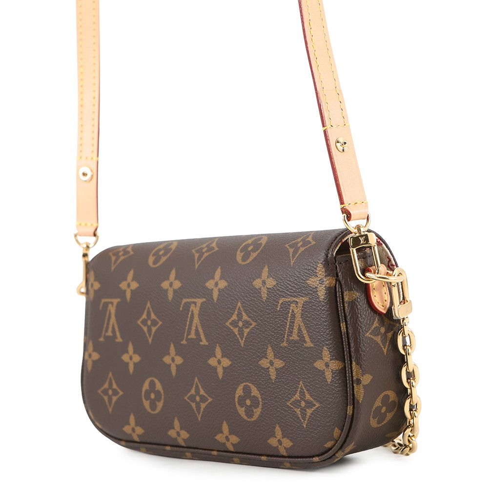 ルイヴィトン チェーンウォレット モノグラム ウォレット オン チェーン アイビー M 15148 トラベル ウィズ 猫