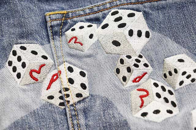エヴィス EVISU × PALACE 24SS DICE DENIM JEAN SIZE 34×34