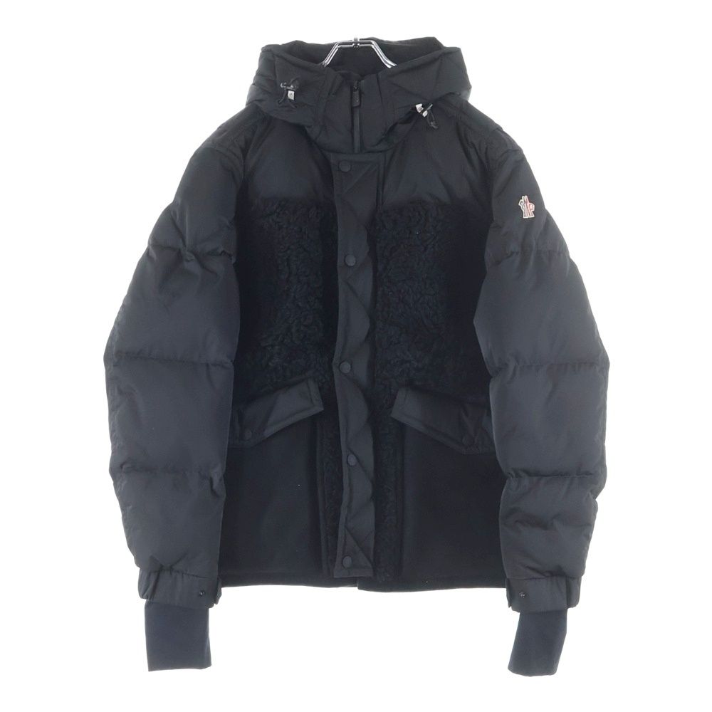 MONCLER モンクレールグルノーブル 25 AW JACKET ギルフォードジャケット ジップアップボア切替ダウンジャケット ブラック
