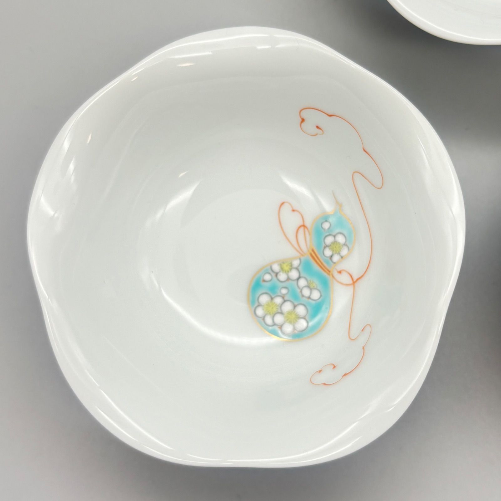 【値下げ】深川製磁 小鉢 花ひょうたん 皿 箱付　5皿セット　新品未使用 新品未使用 深川製磁 花ひょうたん 小皿揃 5客セット 小鉢 - メルカリ