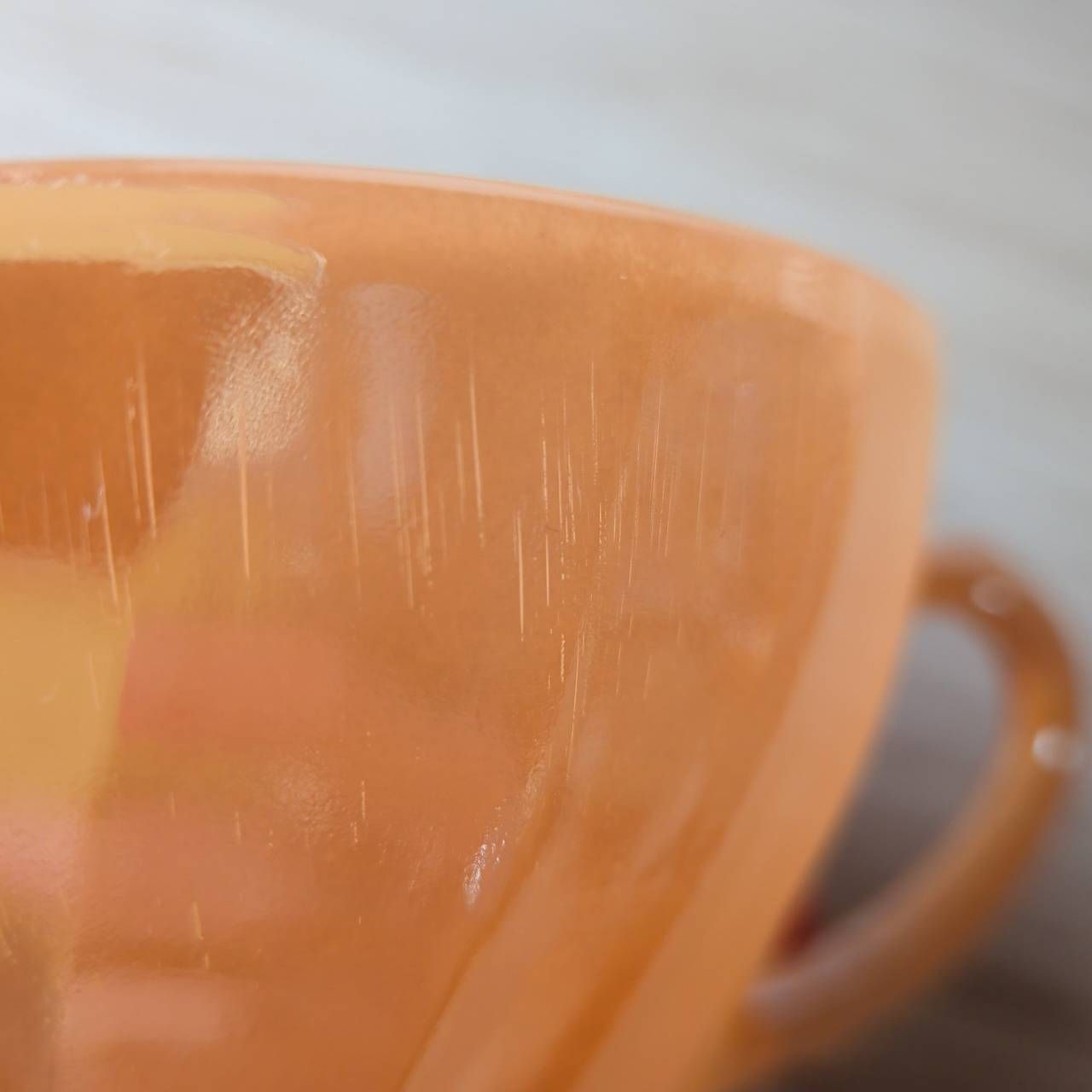  ファイヤーキング アンカーホッキング カップ＆ソーサ― 5客 ミルクポット シュガーポット オレンジ カップ ソーサー コーヒー ティーカップ