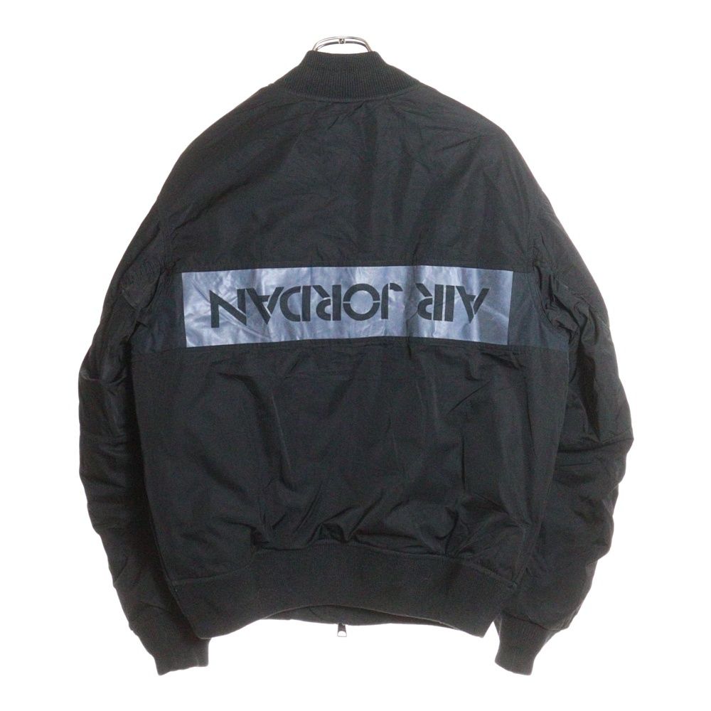 NIKE ナイキ JORDAN BRAND AS M J MA-1 JACKET ジョーダンブランド ロゴデザイン フライトボンバージャケット ブラック CK 6669-010