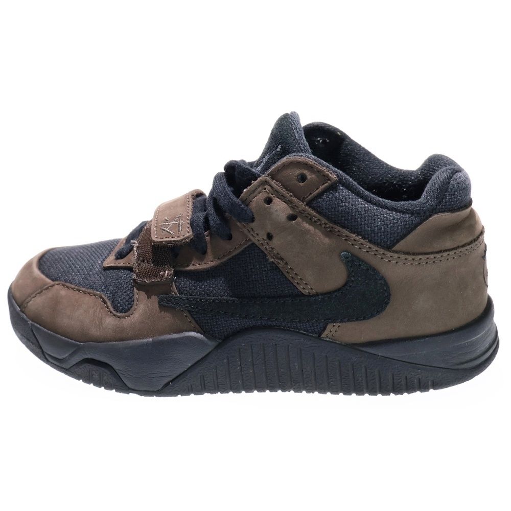 NIKE ナイキ ×Travis Scott JUMPMAN JACK ジャンプマン ジャック ローカットスニーカー ブラウン|ブラックレディース FJ 2851-204 US 3 Y|22 cm