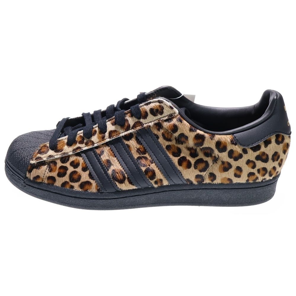 adidas アディダス ×ATOMOS LEOPARD PRINT アトモス スーパースター レオパードプリント ローカットスニーカー ブラウン US 9|27 cm H 67529