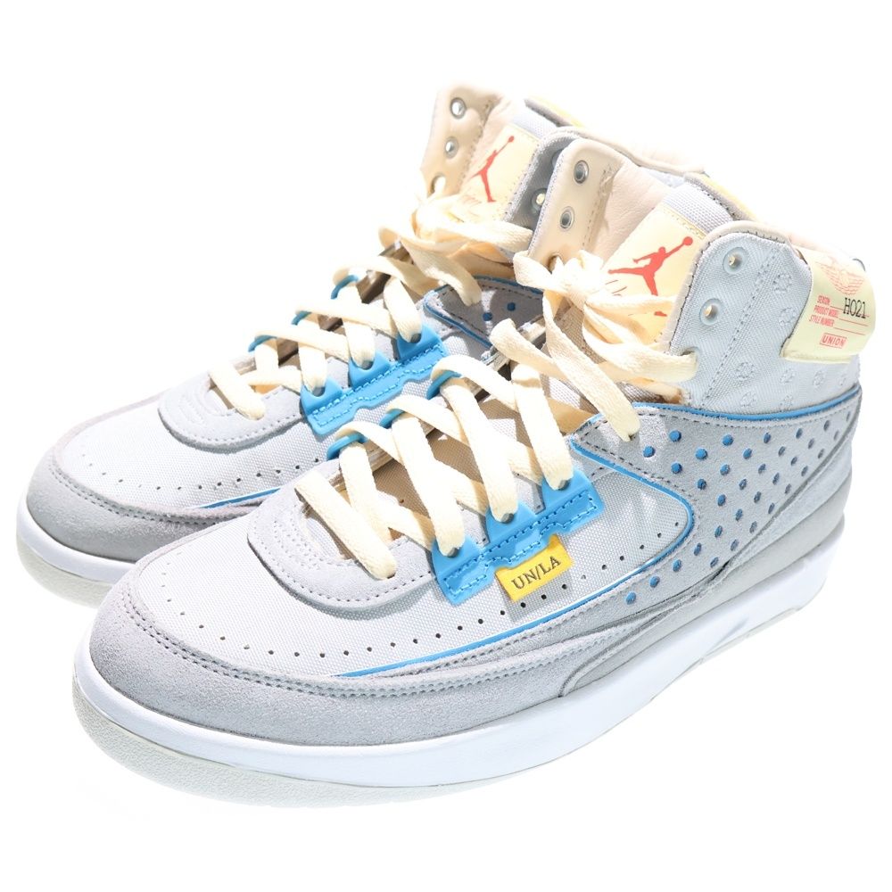 NIKE ナイキ ×UNION AIR JORDAN 2 RETRO SP ユニオン エアジョーダン2 ハイカットスニーカー グレー US 7|25 cm DN 3802-001