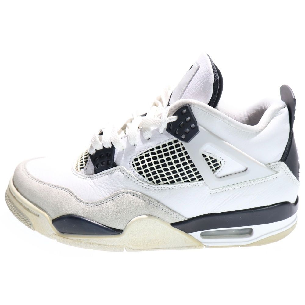 NIKE ナイキ AIR JORDAN 4 BLACK エアジョーダン4 ハイカットスニーカー ホワイト US 8|26 cm DH 6927-111
