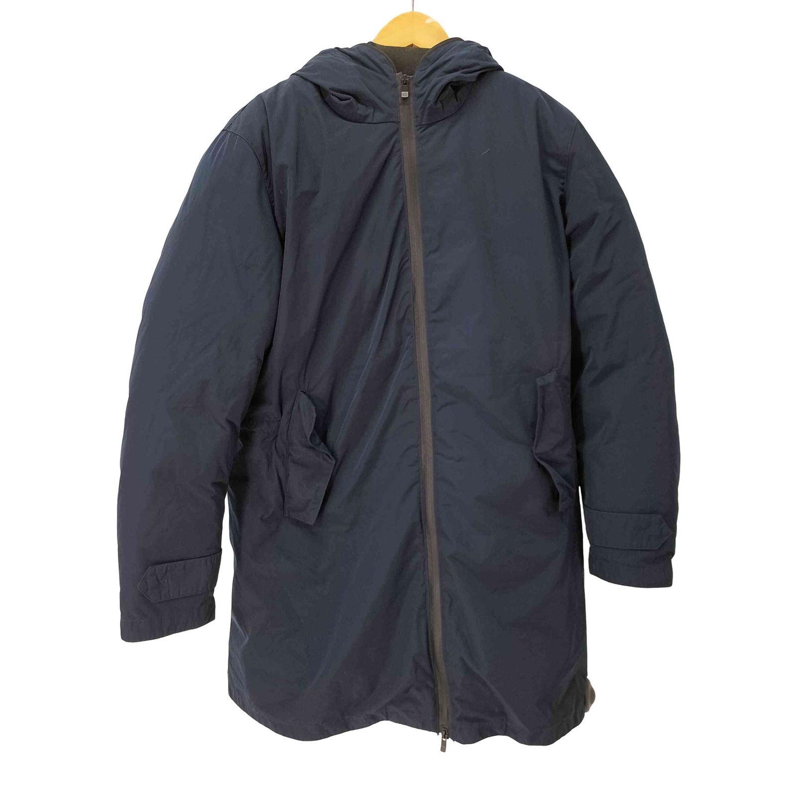 ユーズドフルギ 古着 3 WAY フーデッド ダウン コート メンズ JPN 50