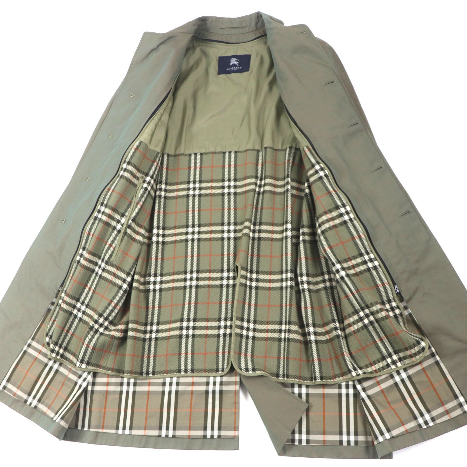 良品▽BURBERRY LONDON バーバリーロンドン ヴィンテージ 比翼仕立て