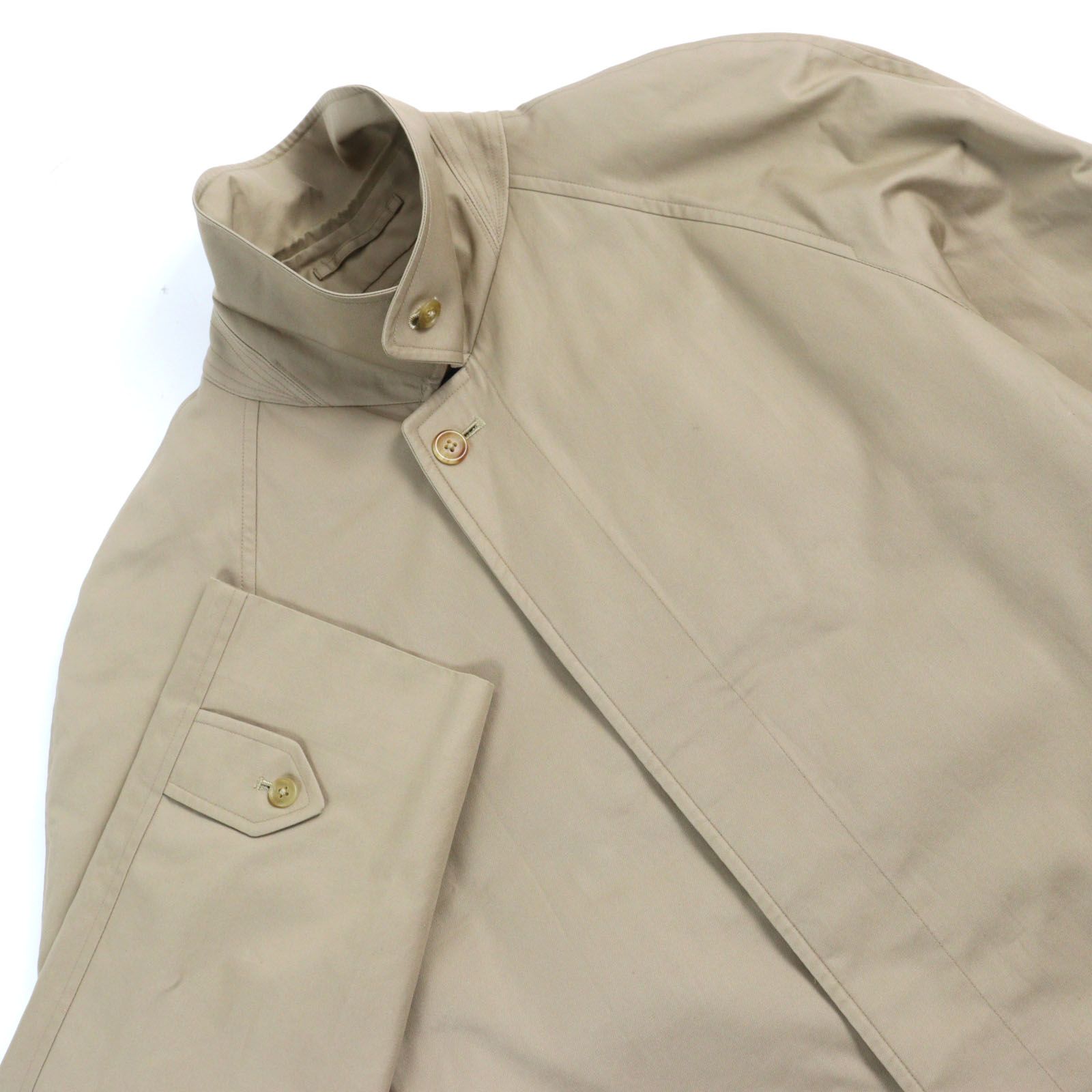 良品○BURBERRY LONDON バーバリーロンドン BBB55-970-42 比翼仕立て 裏地ノバチェック ライナー付 ステンカラーコート 92-170-5 正規品 良品○BURBERRY LONDON バーバリーロンドン BBB55-970-42 比翼仕立て