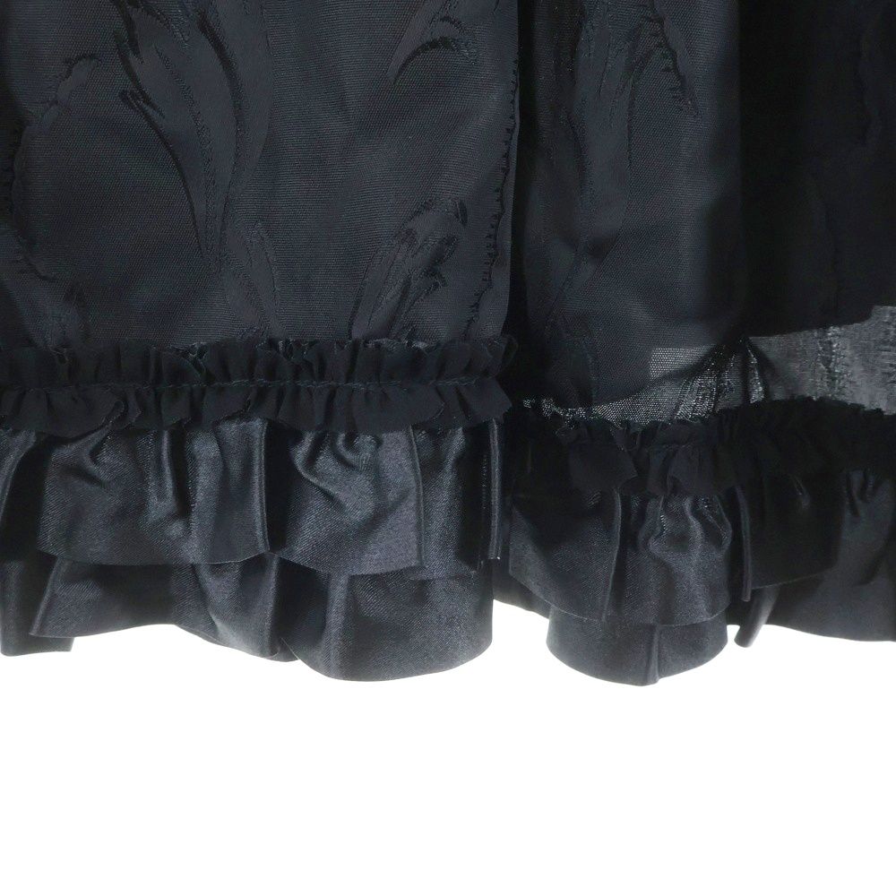 エスニック総柄 フリルショルダー