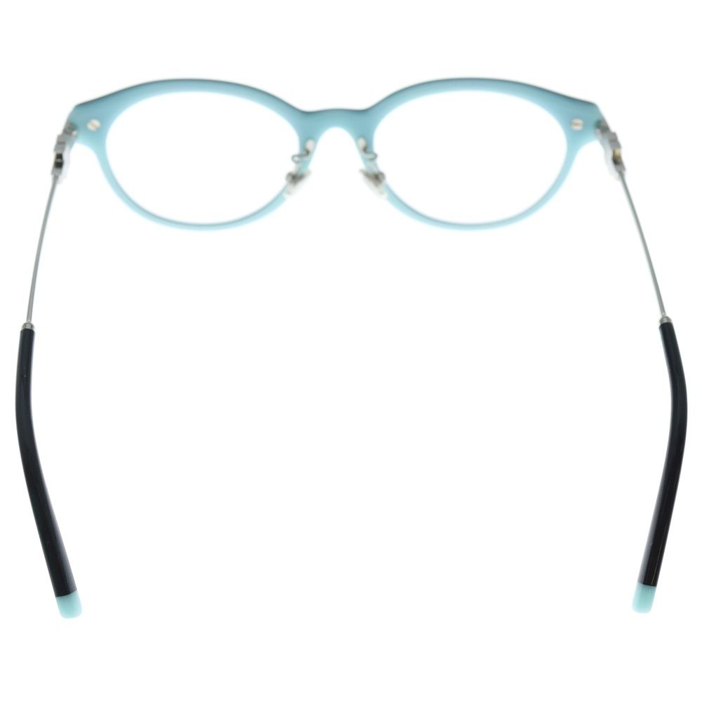 TIFFANY - Co. ティファニー Tデザイン シェル ラウンド サングラス メガネ アイウェア ブラック|ブルー TF 2218-D