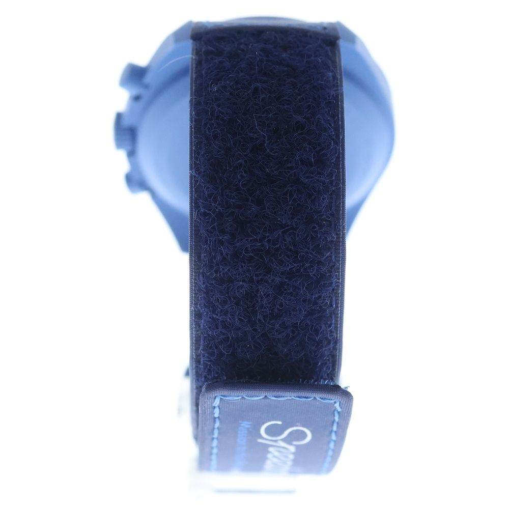 OMEGA オメガ ×SWATCH MISSION TO THE SUPERBLUE MOONPHASE スウォッチミッショントゥザ スーパーブルー クオーツ式 時計 ブルー