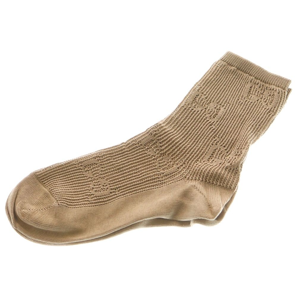 GUCCI (グッチ) Socks GG総柄 ニットソックス 靴下 ベージュ - メルカリ