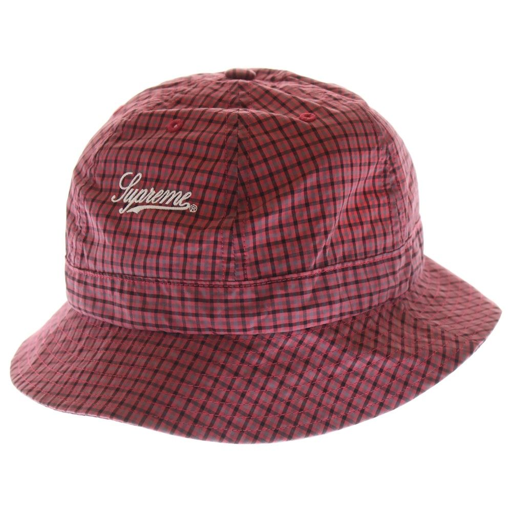 帽子 Supreme Cordura Plaid Bell Hat Black S/M M/L 未使用 Supreme Cordura Plaid Bell Hat 
