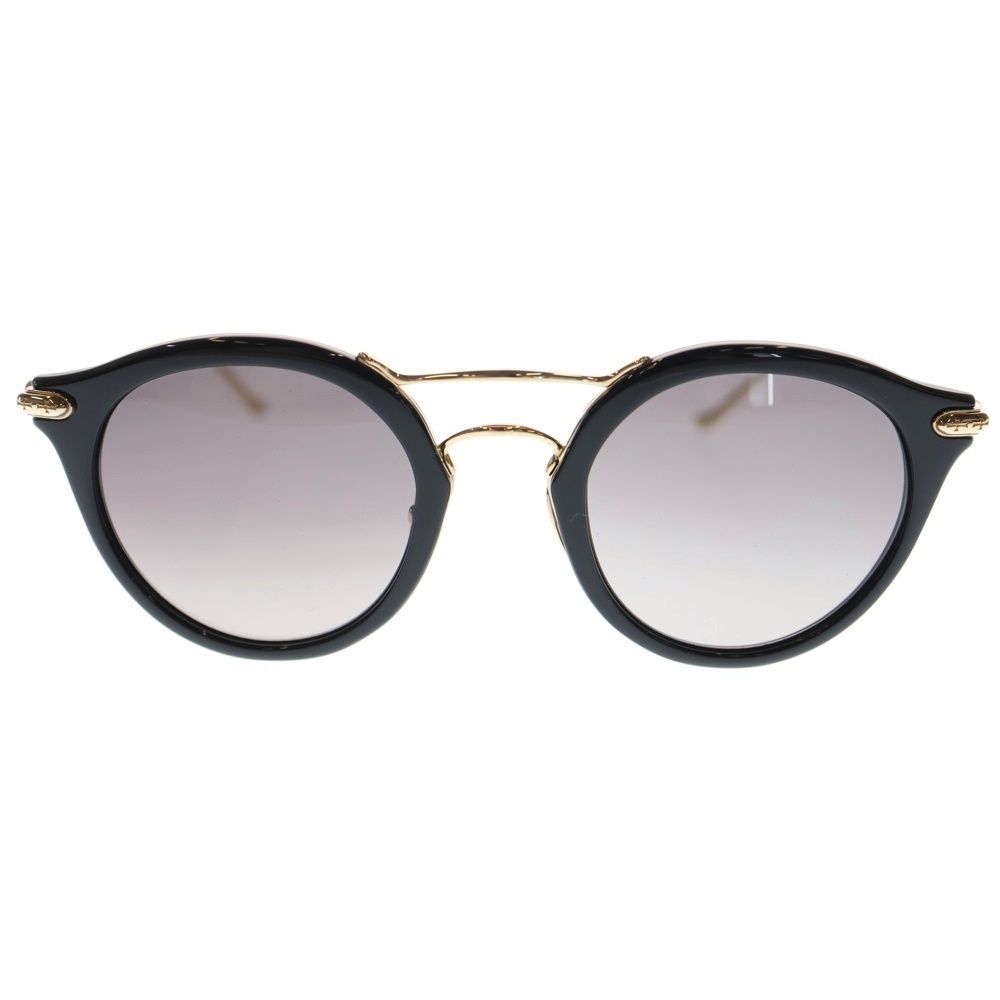 CHROME HEARTS クロムハーツ EVAGASABLELISTIC ゴールドテンプル ボストンフレーム カラーレンズ サングラス メガネ 眼鏡 ブラック|ゴールド