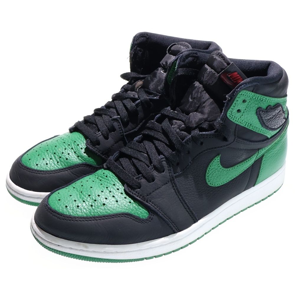 NIKE ナイキ AIR JORDAN 1 RETRO HIGH OG PINE GREEN エアジョーダン1 レトロ パイングリーン ハイカットスニーカー ブラック|グリーン US 10.5|28.5 cm 555088-030