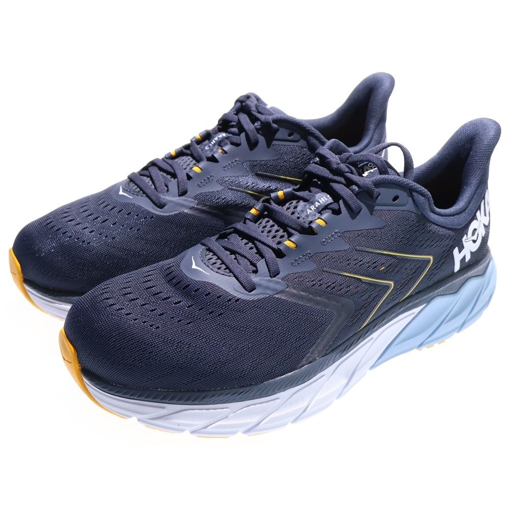 HOKA ONE ホカオネオネ ARAHI 5 アラヒ メッシュ ローカットスニーカー ネイビー US 10.5|28.5 cm 1115010