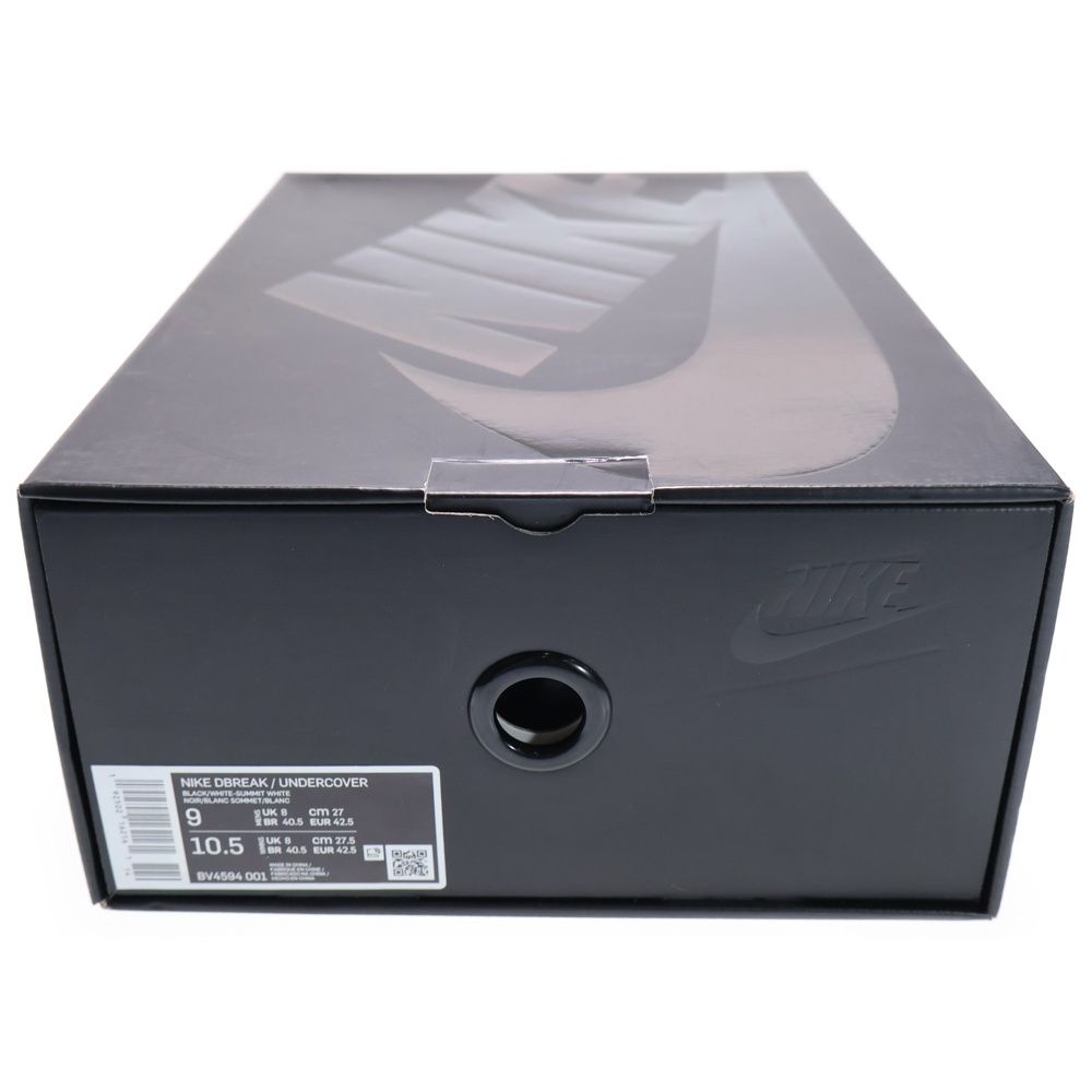  NIKE ナイキ × アンダーカバー デイブレイク ローカットスニーカー ブラック US 9|27 cm BV 4594-001 スニーカー 靴