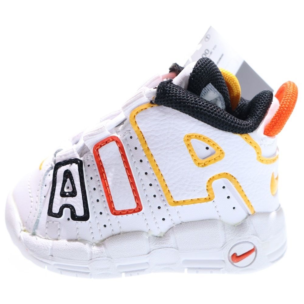NIKE ナイキ TD AIR MORE UPTEMPO エア モアアップテンポ モアテン ローカットスニーカー ホワイト キッズ 3 C|9 cm DD 9287-100