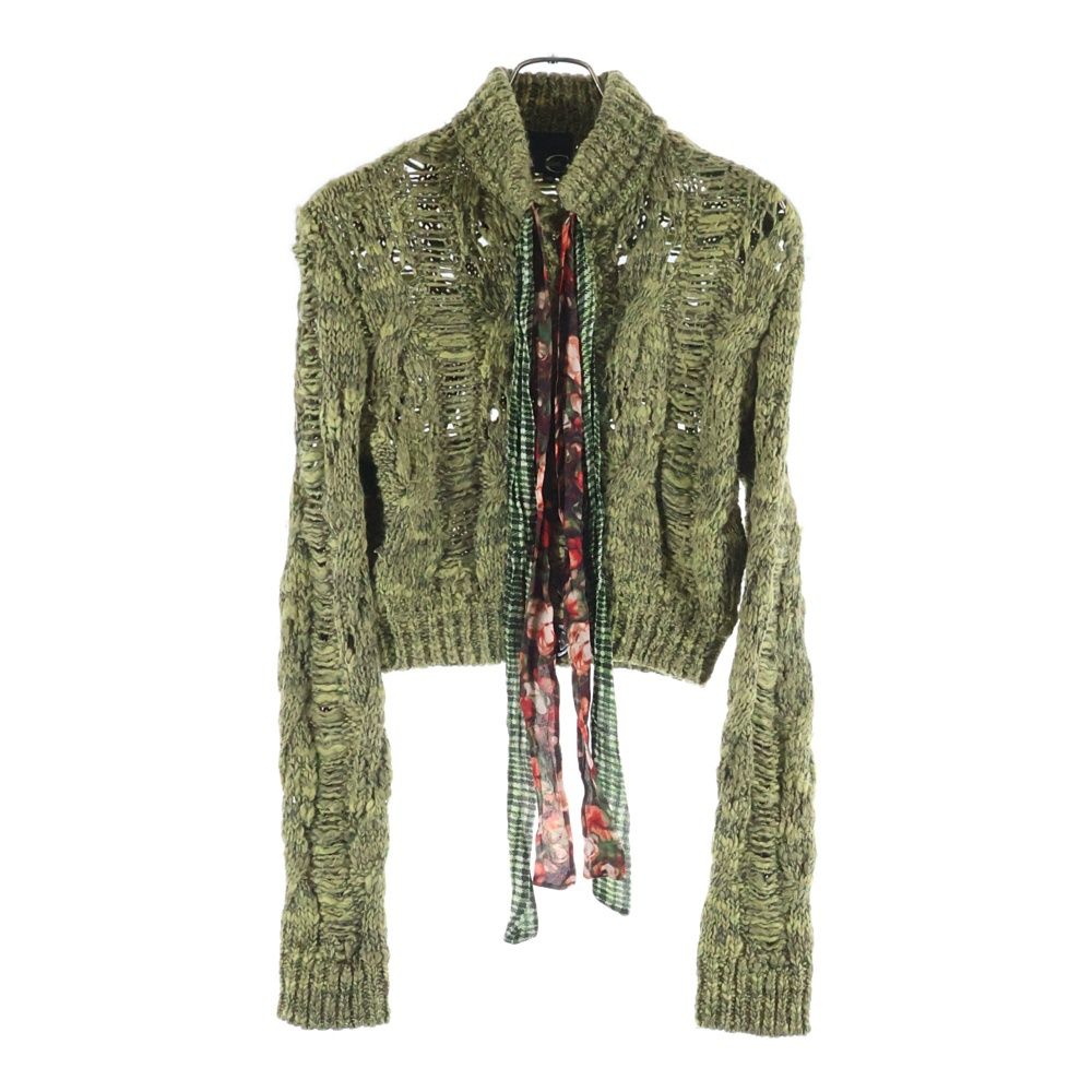 Justcavalli (ジャストカヴァリ) スカーフ付き ハイネックローゲージ