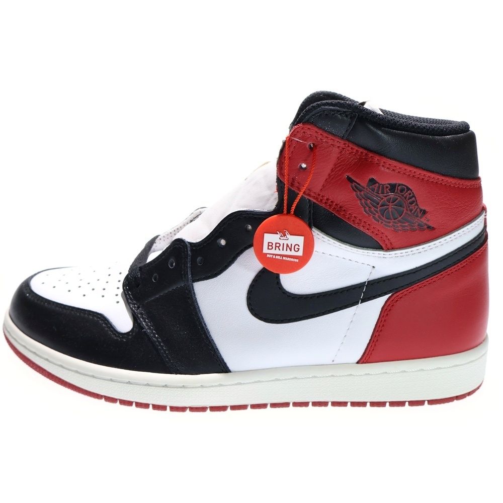 NIKE ナイキ AIR JORDAN 1 RETRO HIGH OG BLACK TOE 555088-125 エアジョーダン1 ハイカットスニーカー つま黒 ブラック|レッド US 10|28.0 cm