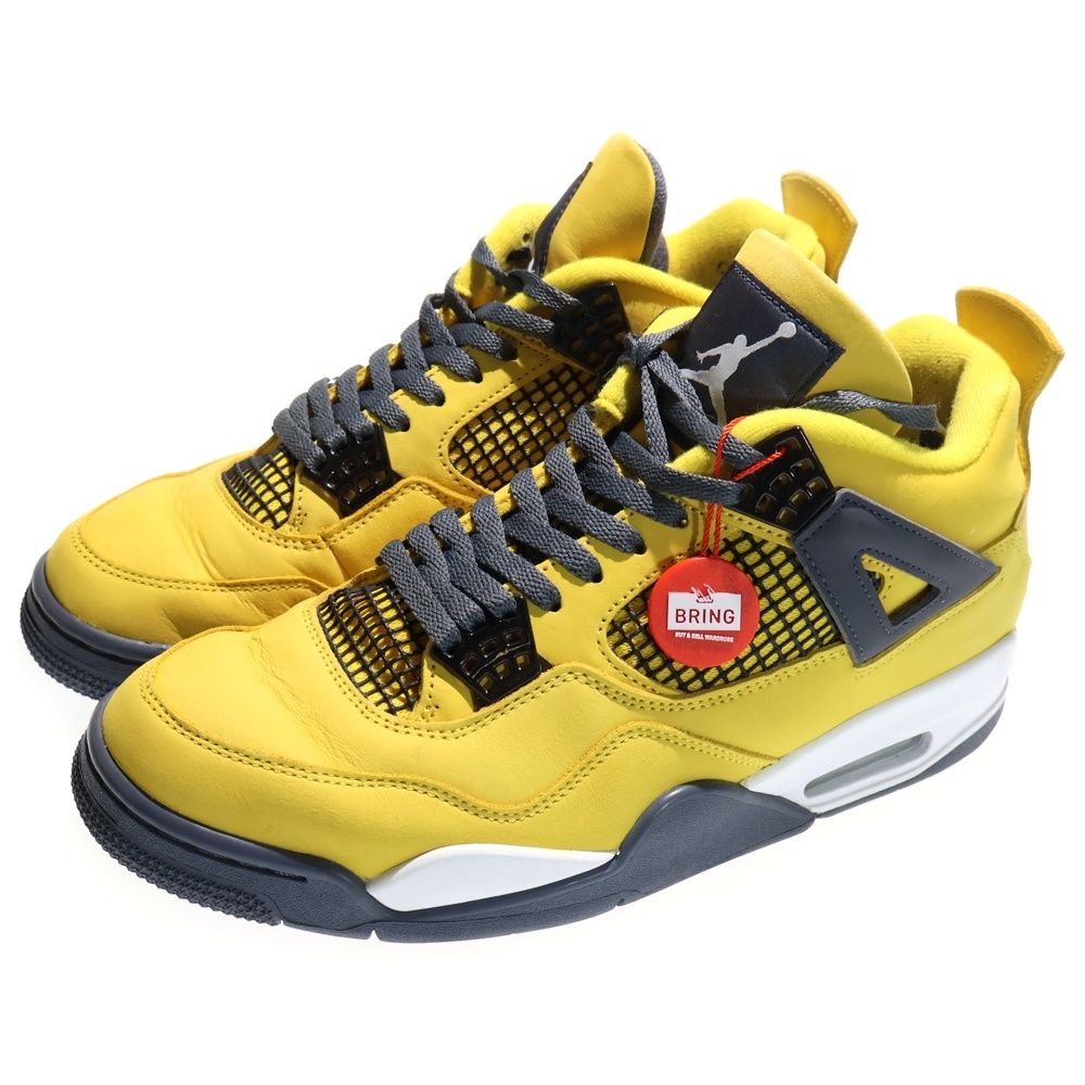 NIKE ナイキ AIR JORDAN 4 RETRO TOUR YELLOW CT 8527-700 エアジョーダン レトロ ハイカットスニーカー ツアーイエロー US 9.5|27.5 cm イエロー