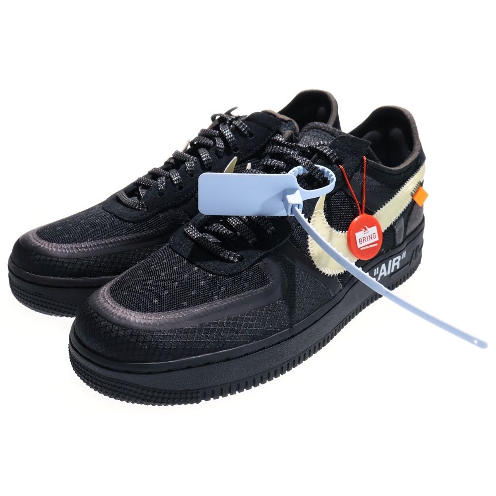 NIKE ナイキ ×OFF-WHITE THE 10 AIR FORCE 1 LOW オフホワイト ザテン エアフォース1 ローカットスニーカー ブラック US 10|28 cm AO 4606-001