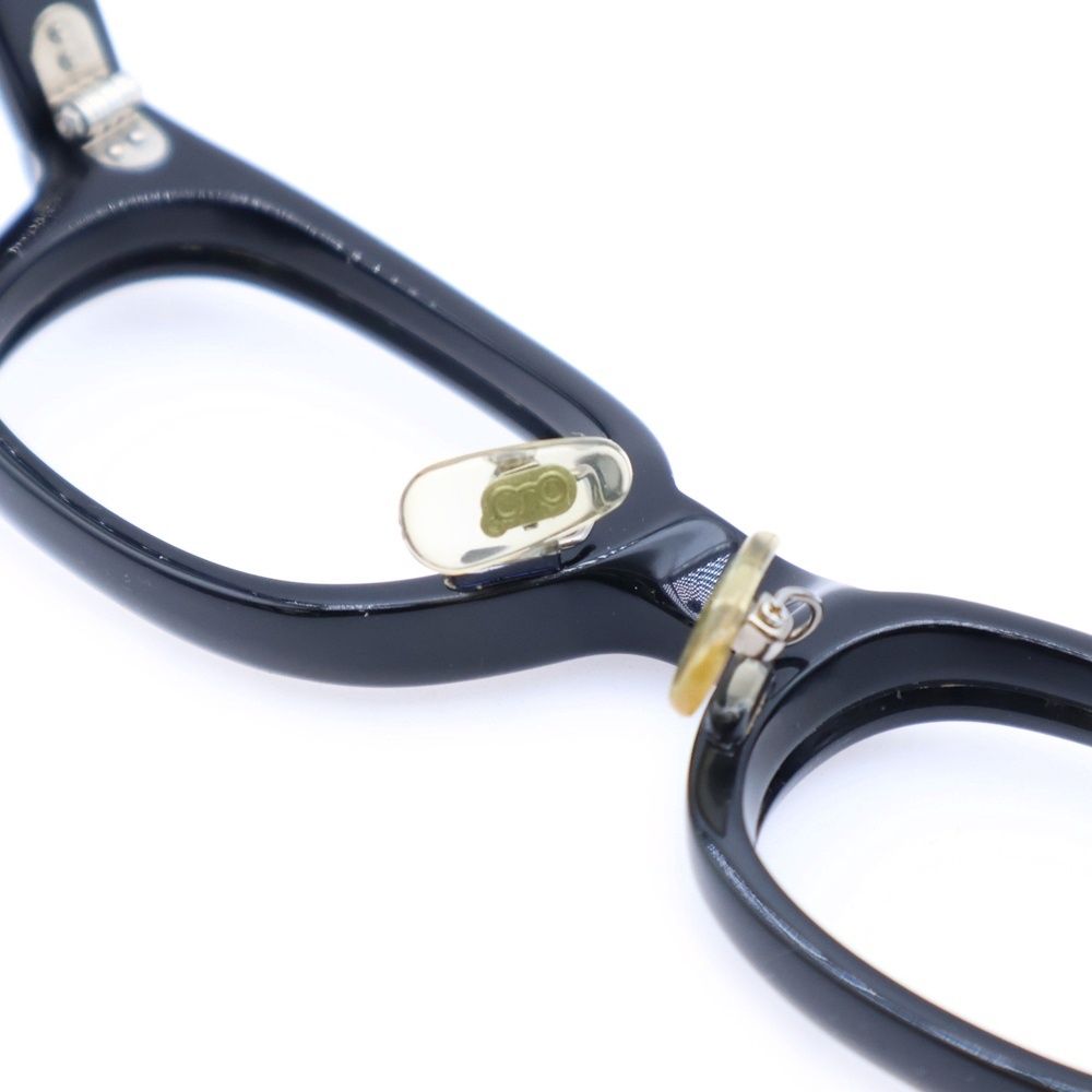  ハクサンガンキョウテン ×TENDERLOIN IN THE WIND テンダーロイン インザウインド ウェリントン セルフレーム眼鏡 メガネ ブラック その他 メンズ