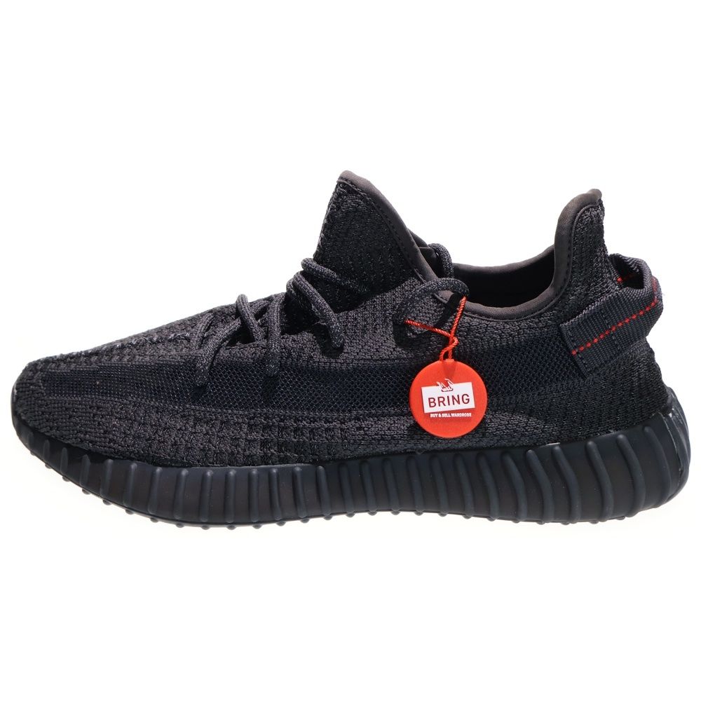 adidas アディダス YEEZY BOOST 350 V 2 BLACK イージーブースト リフレクティブ ローカットスニーカー ブラック US 10|28 cm FU 9007