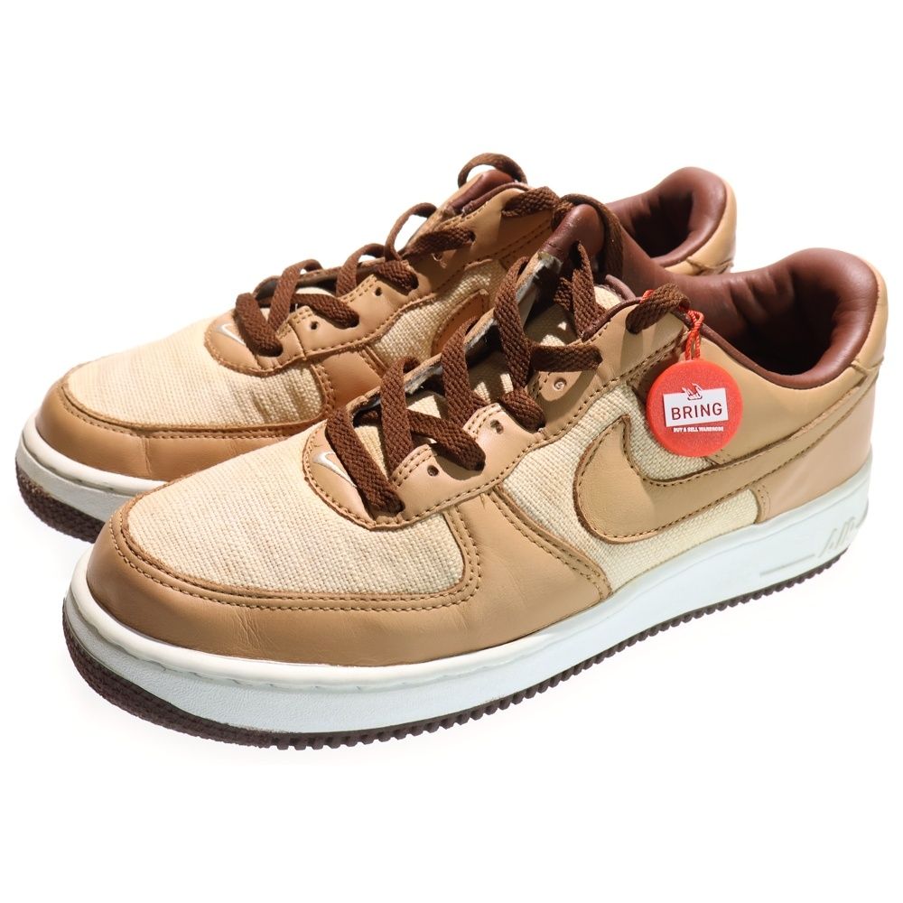 NIKE ナイキ 観賞用2002年製 AIR FORCE 1 ACORN エアフォース エーコーン ローカットスニーカー ベージュ US 9.5|27.5 cm 624040-121