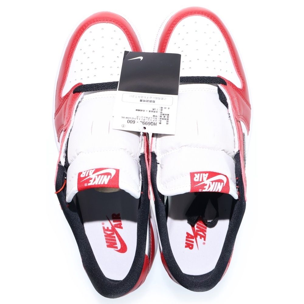 ローカットスニーカー ホワイト|レッド