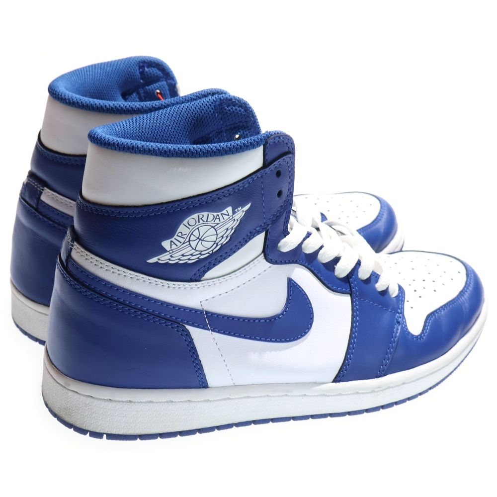  NIKE ナイキ AIR JORDAN 1 RETRO HIGH OG STORM BLUE 555088-127 エアジョーダン1 ストームブルー ハイカットスニーカー ブルー|ホワイト US 9|27.0 cm スニーカー 靴