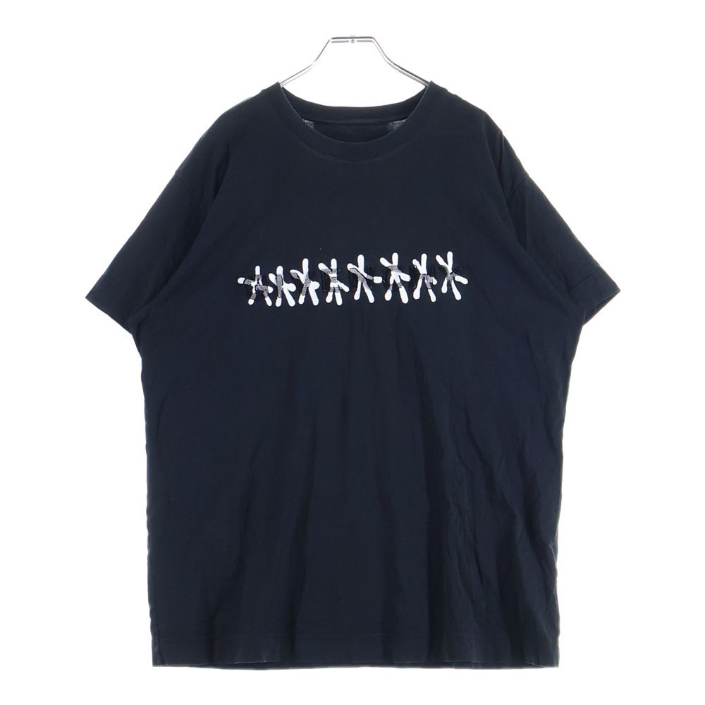 ジバンシィ タグエフェクト クルーネック 半袖Tシャツ カットソー ブラック