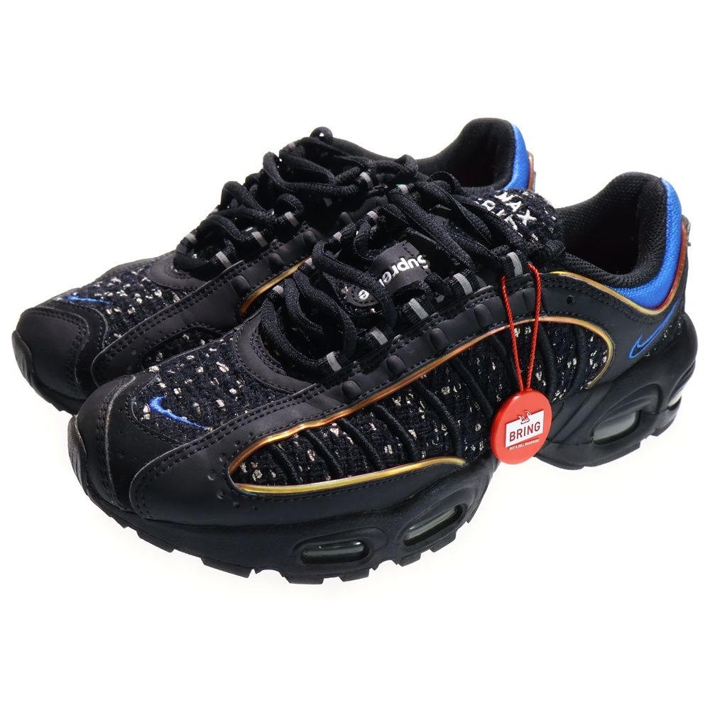 NIKE ナイキ ×SUPREME AIR MAX AT 3854-001 シュプリーム エアマックス テイルウインド ローカットスニーカー US 8|26.0 cm ブラック