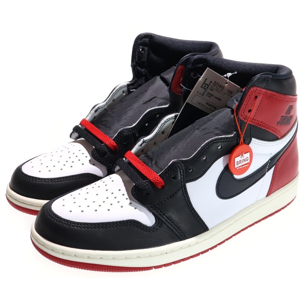 NIKE ナイキ AIR JORDAN 1 エアジョーダン レトロ ブラック トゥ ハイカットスニーカー レッド|ホワイト|ブラック US 10|28 cm DZ 5485-106