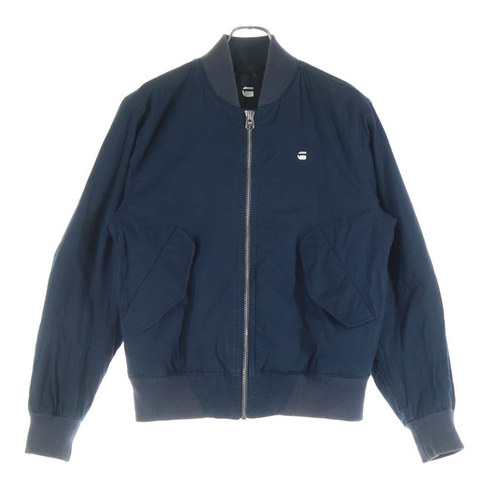 G-STAR RAW ジースターロウ フロントロゴ シルバー金具 ジップアップ MA-1ジャケット D 06685-868-862
