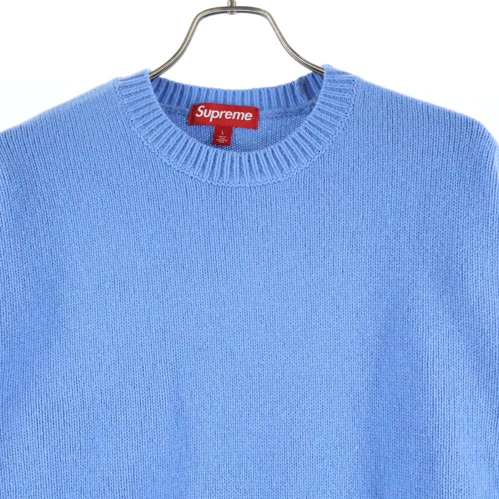 SUPREME (シュプリーム) 25AW Angora Script Sweater バックロゴ