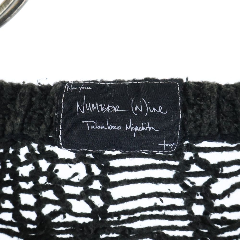 03aw NUMBER (N)INE “カート期” grunge knit NUMBER (N)INE (ナンバーナイン) 03AW カート期 Grunge Knit グ