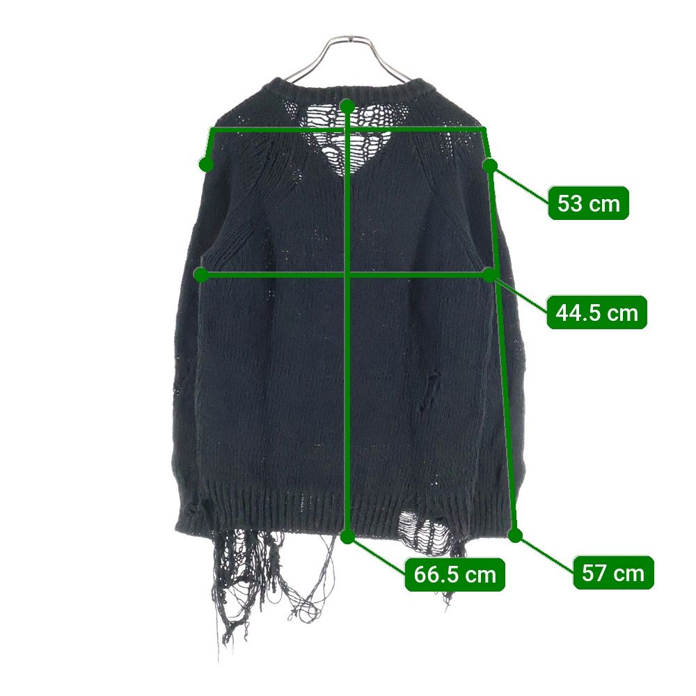 NUMBER (N)INE (ナンバーナイン) 03AW カート期 Grunge Knit グ