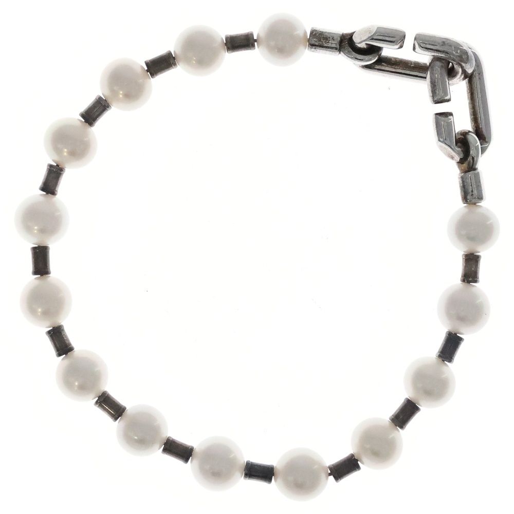 TIFFANY - Co. ティファニー ハードウェア パール ブレスレット Ag 925 SV シルバー