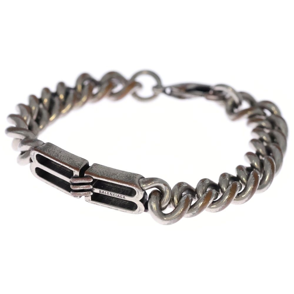 BALENCIAGA (バレンシアガ) BB Icon Gourmette BBロゴ チェーン