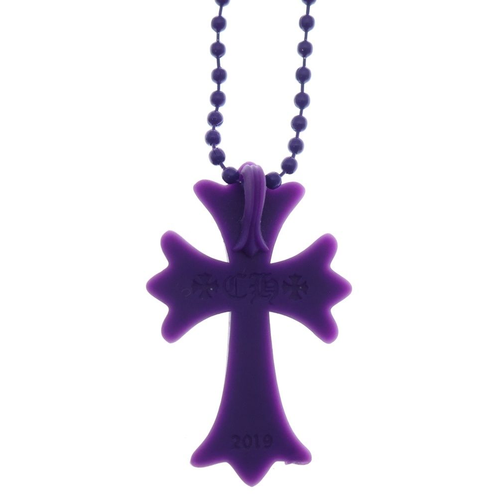 スモールCHクロス ラバーネックレス