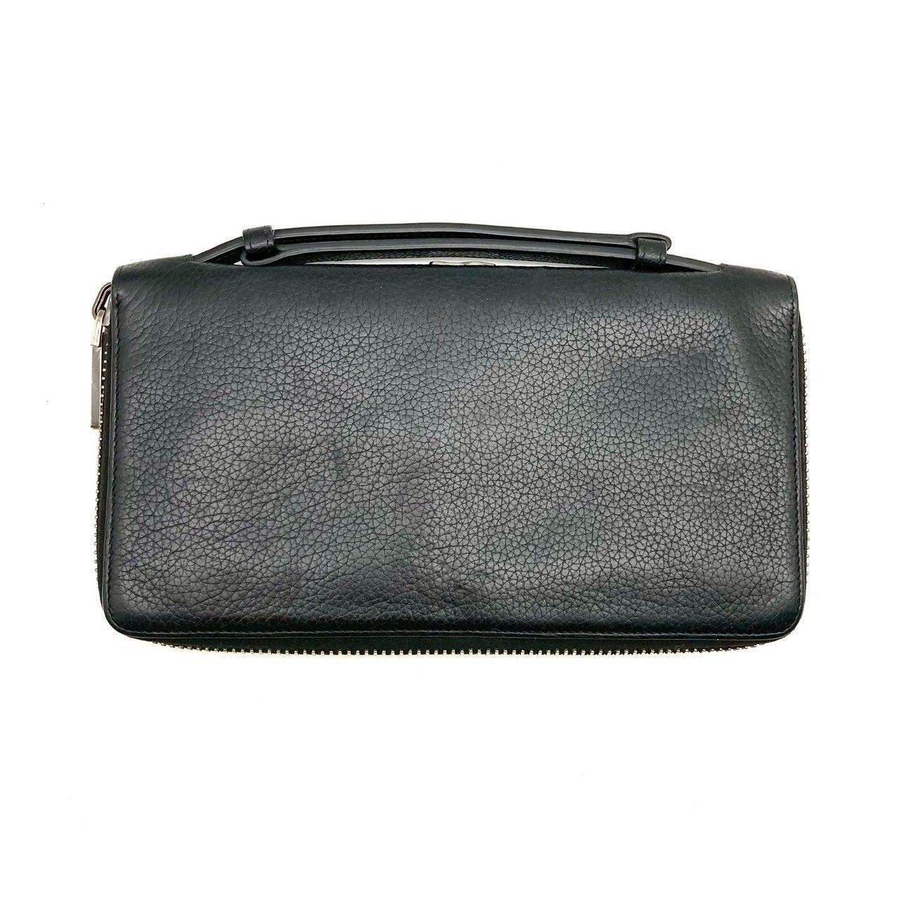 クリスチャン・ルブタン　ケース　小銭入れ　パネトーネ　レザー　ブラック　黒 PANETTONE パネトーネ ラウンドファスナー コインケース レザー