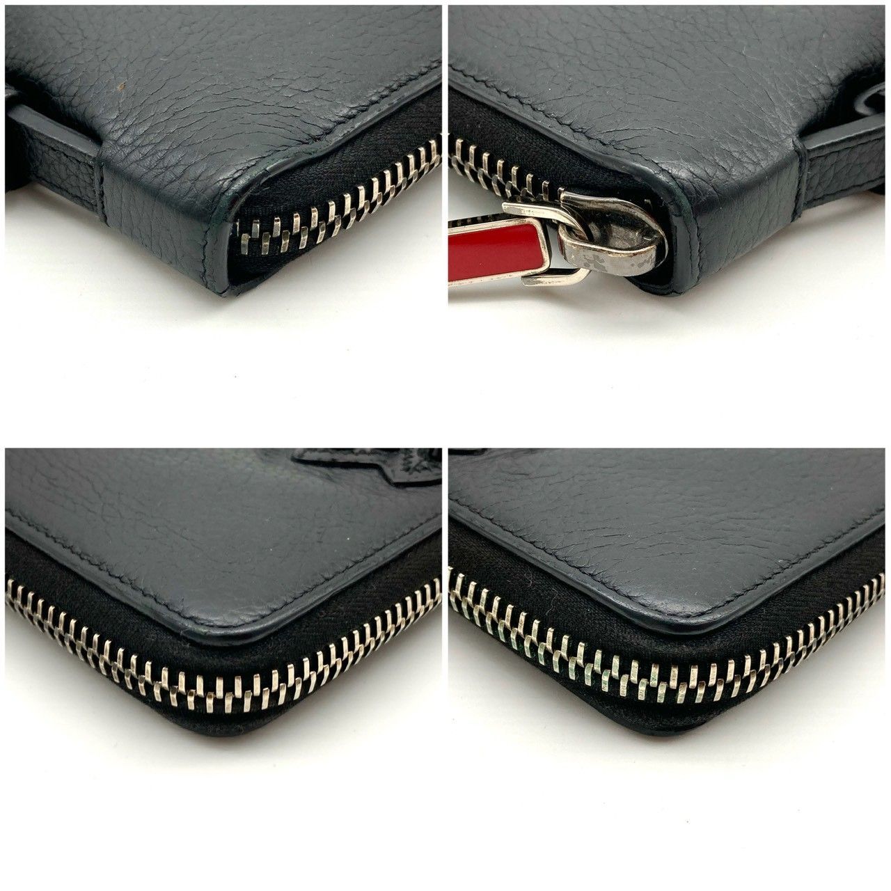 クリスチャンルブタン パネトーネ トラベルケース レザー ブラック